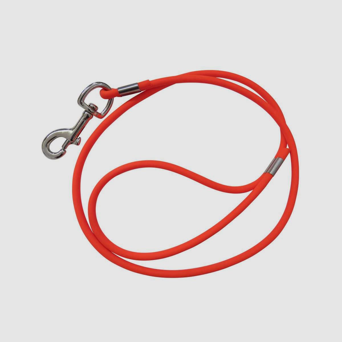 Round Biothane Leash Orange