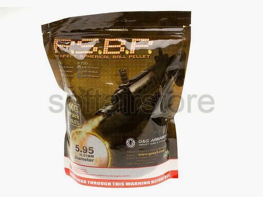 Perfect Airsoft BB`s 0.20g (5.000 Stück) diameter 5,95mm - Braun