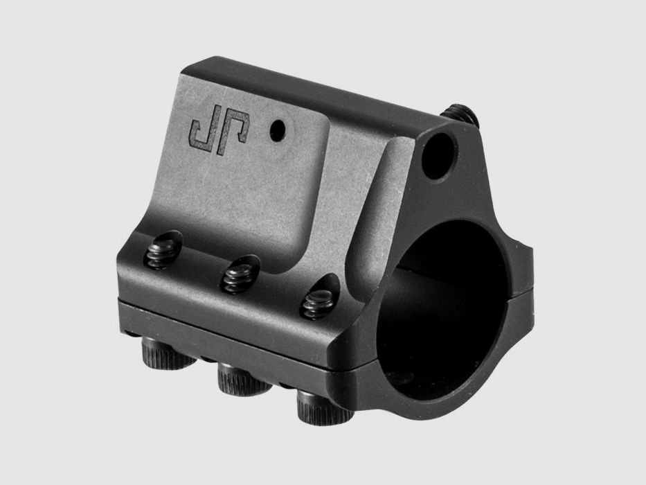 J P ENTERPRISES VERSTELLBAR J P ENTERPRISES AR-15 2-PC DETENT GASBLOCK NIEDRIGPROFIL .750 STAHL SCHWARZ, Bild 1 von 5
