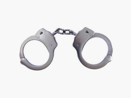 Handschellen mit Arretierung aus Edelstahl