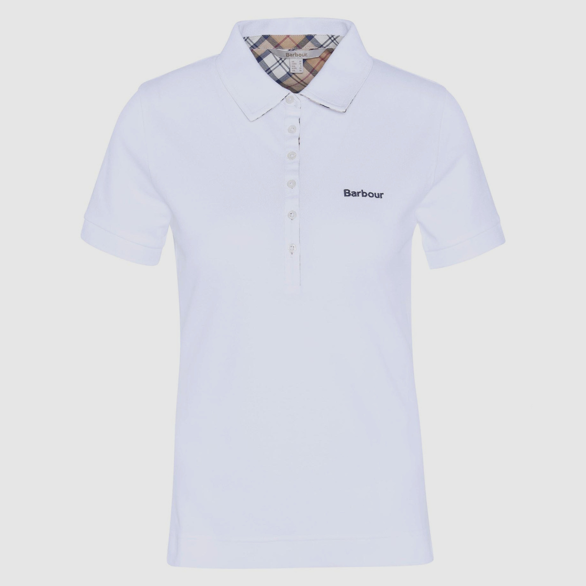 BARBOUR Poloshirt Portsdown White/ Hessian