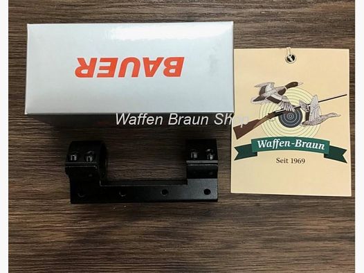 Bauer HJB Blockmontage 25,4mm Dm., flach, f. 11,, Schiene