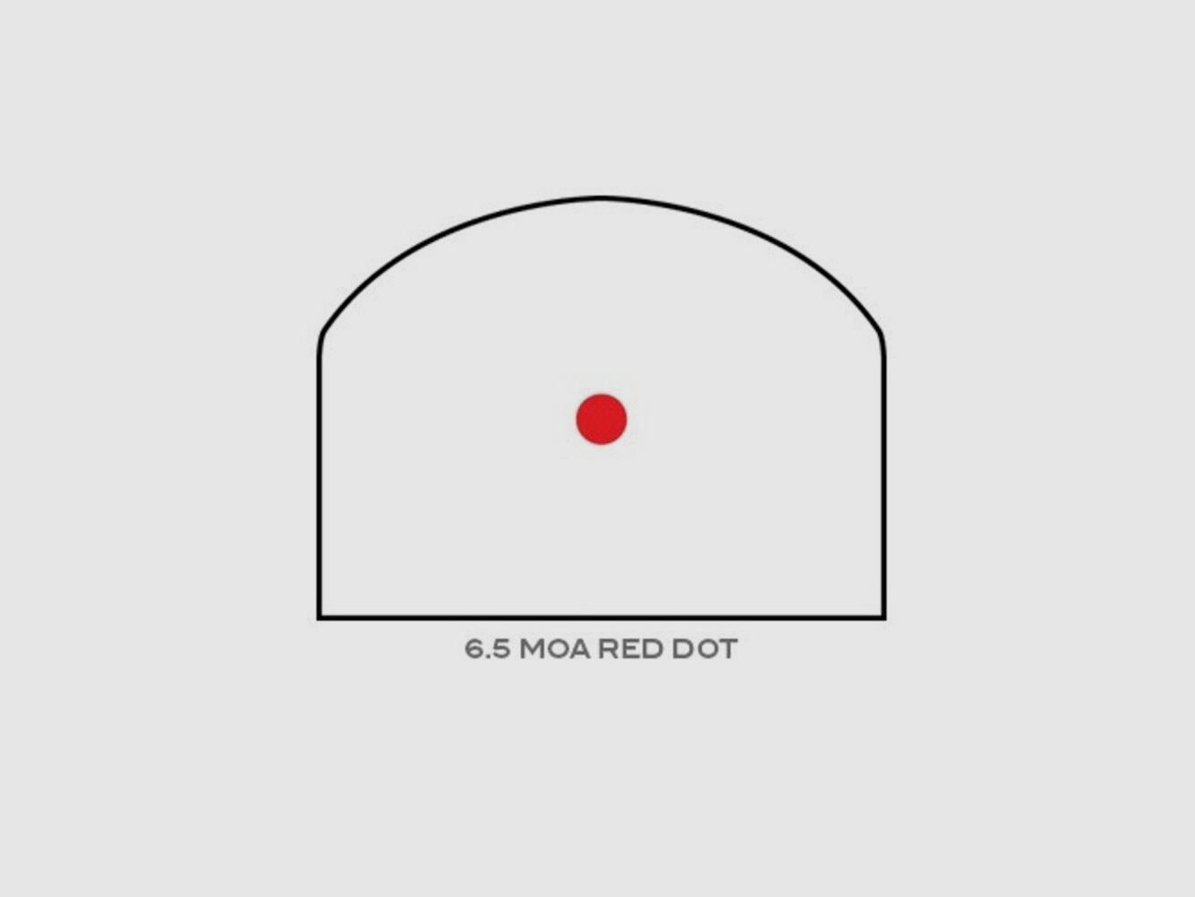 Trijicon RMR 6.5MOA rosso ADJ T2 FDE