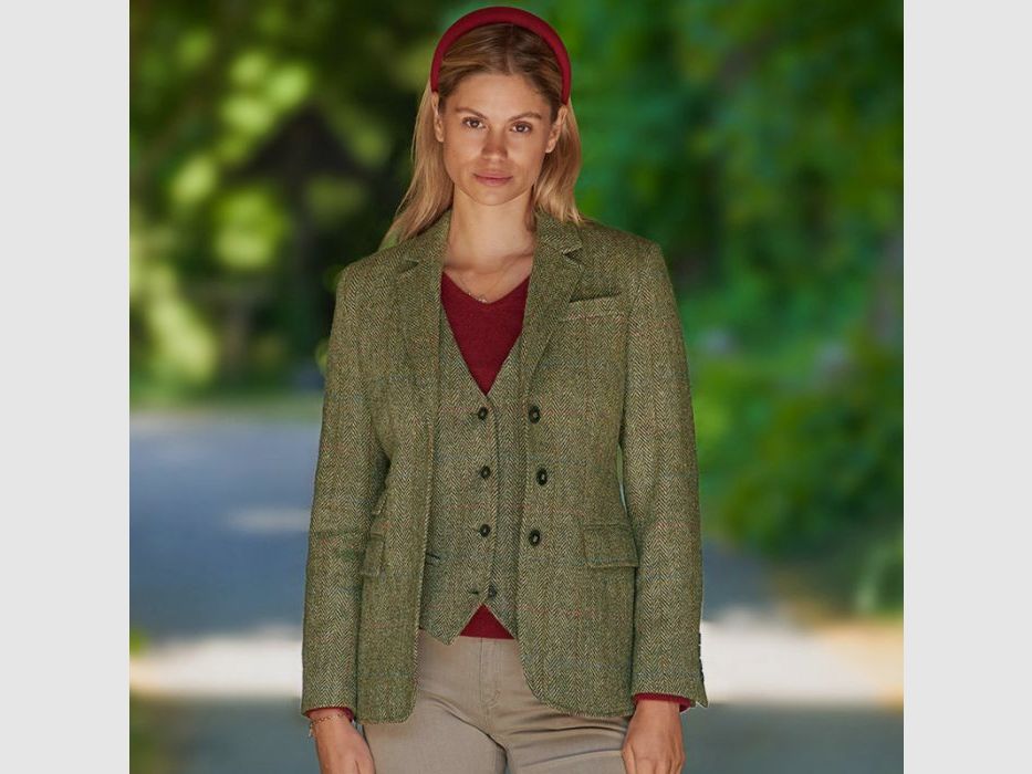 Wellington D-Blazer Carola Tweed | light green, Bild 1 von 4