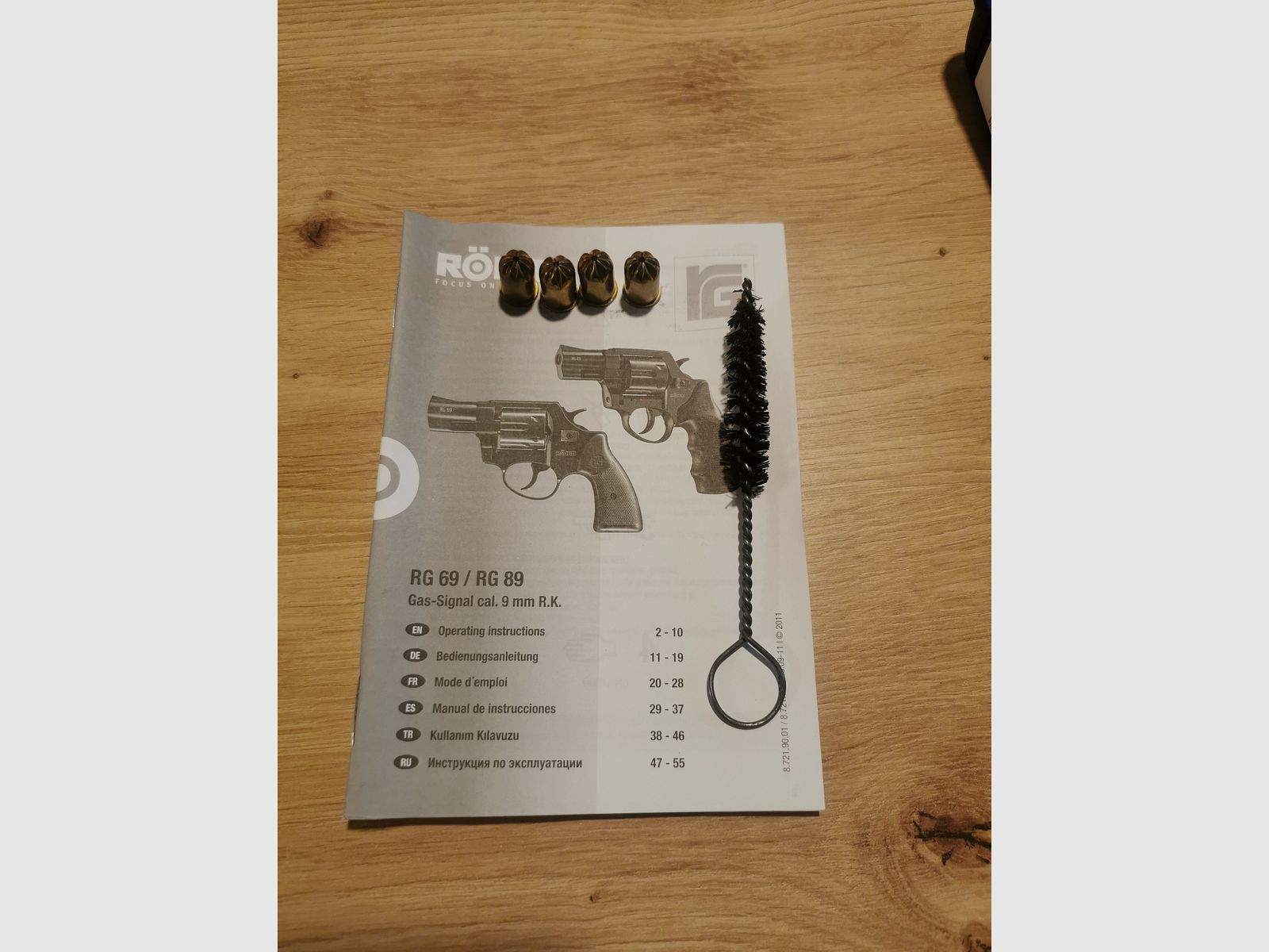 Röhm RG 89 mit Abschussbecher für Signalmunition 