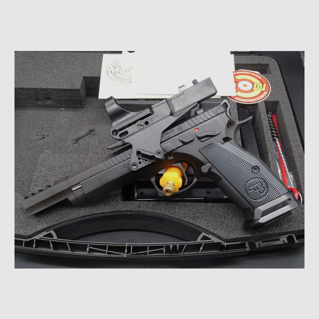 CZ Czechmate 75 TS Open mit Pointer C-M RE Kaliber 9mm Luger 75 TS Czechmate Open