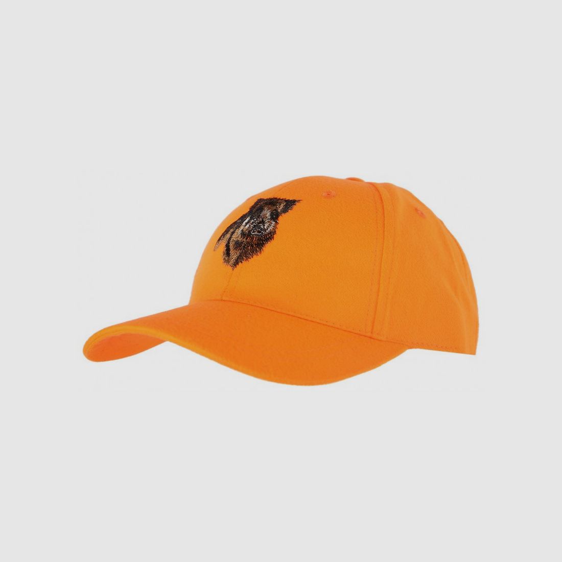 Orange gestickte Wildschwein-Cap
