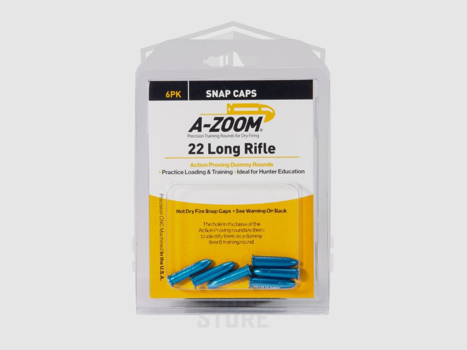 A-Zoom .22LR Snap Caps Manipulierpatrone 5er Pak Blue, Bild 1 von 2