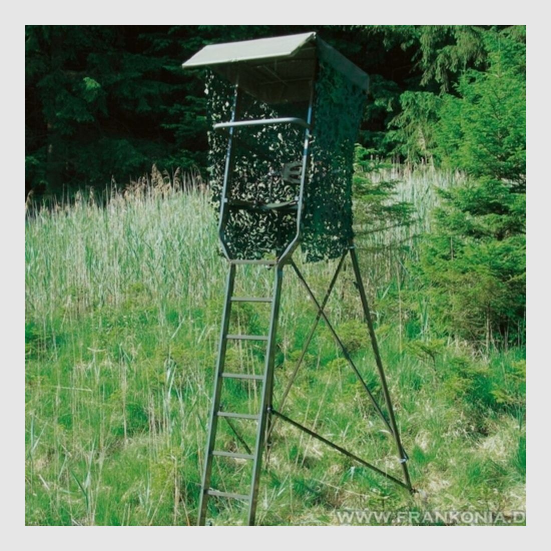 Knobloch Hochsitz aus Leichtmetall Höhe: 2,40 m - Gewicht: 14,5 kg