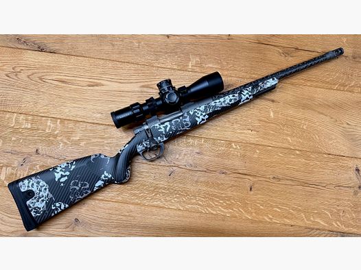 Gunwerks ClymR / 6 Creedmoor / LL 18" / con sistema in titanio / Kahles K318i 3,5-18x50