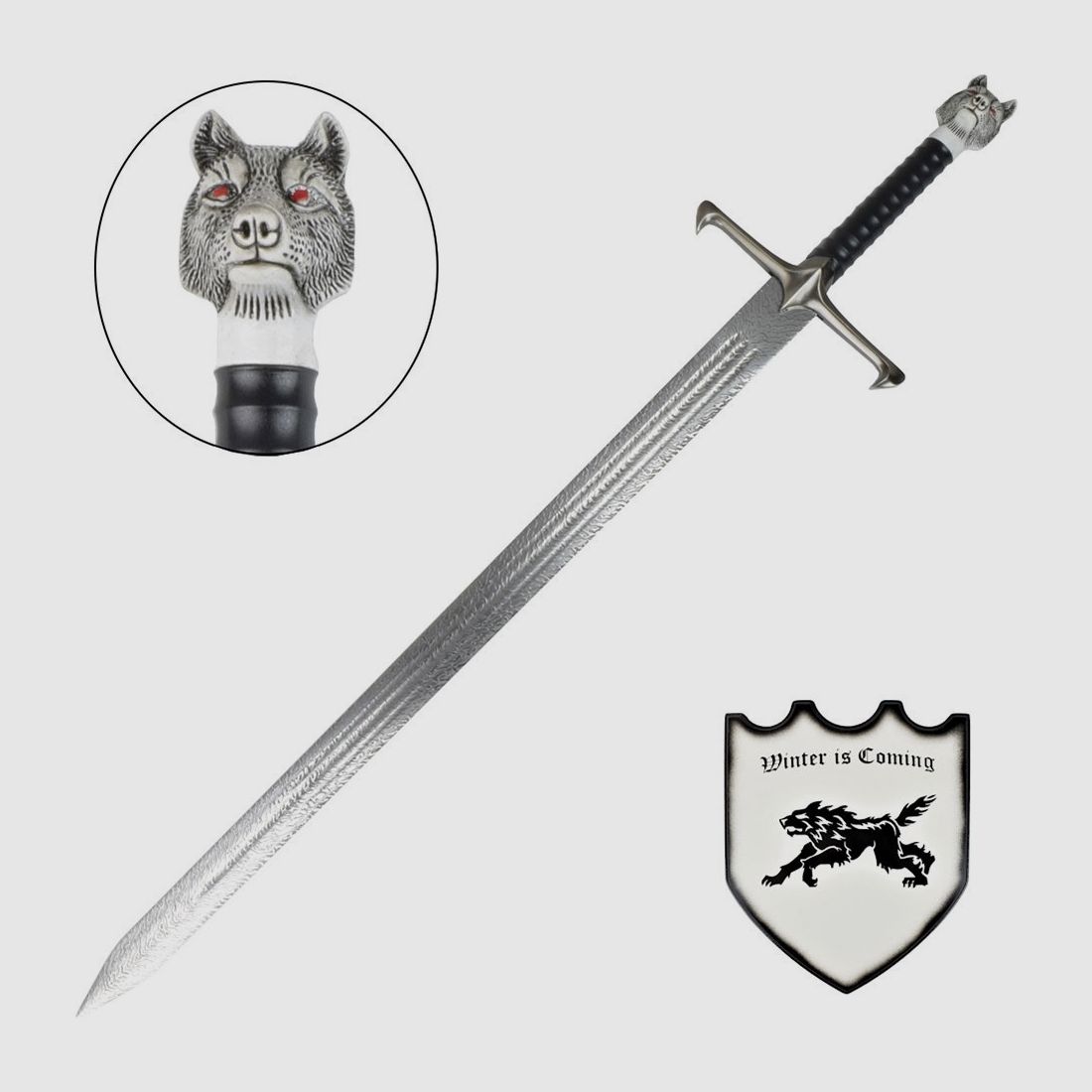 Szabla Longclaw w damasceńskim wzorze