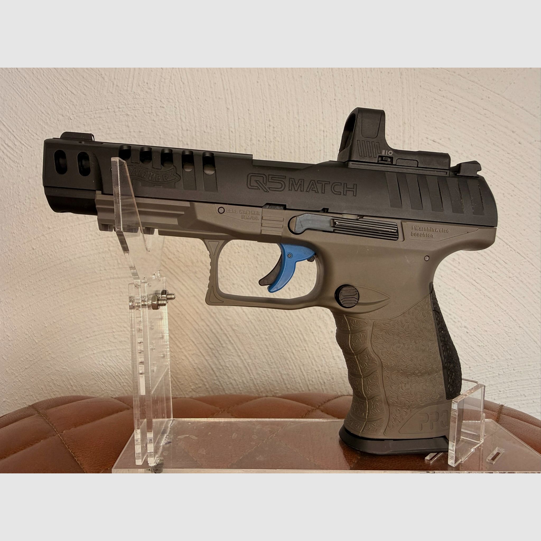Walther CO2-pistola Walther Q5 Match 5" Combo Set