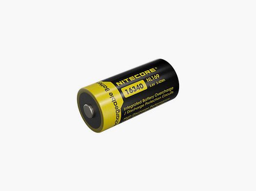 Batteries, Li-ion 16340 Nitecore