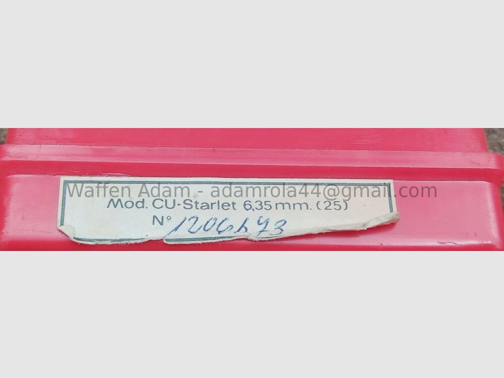 Star CU-Starlet, Taschenpistole