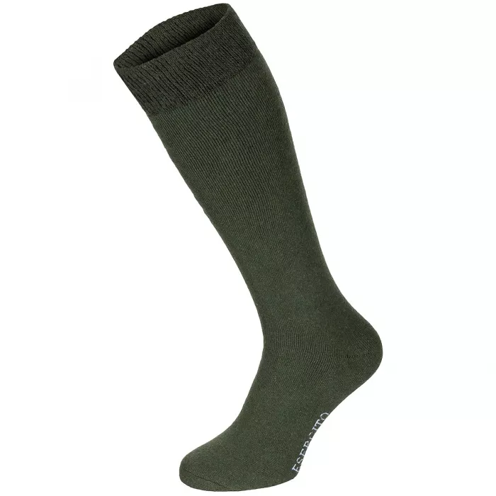 Calze invernali, "Esercito", oliva, lunghe, confezione da 3 (43-46)