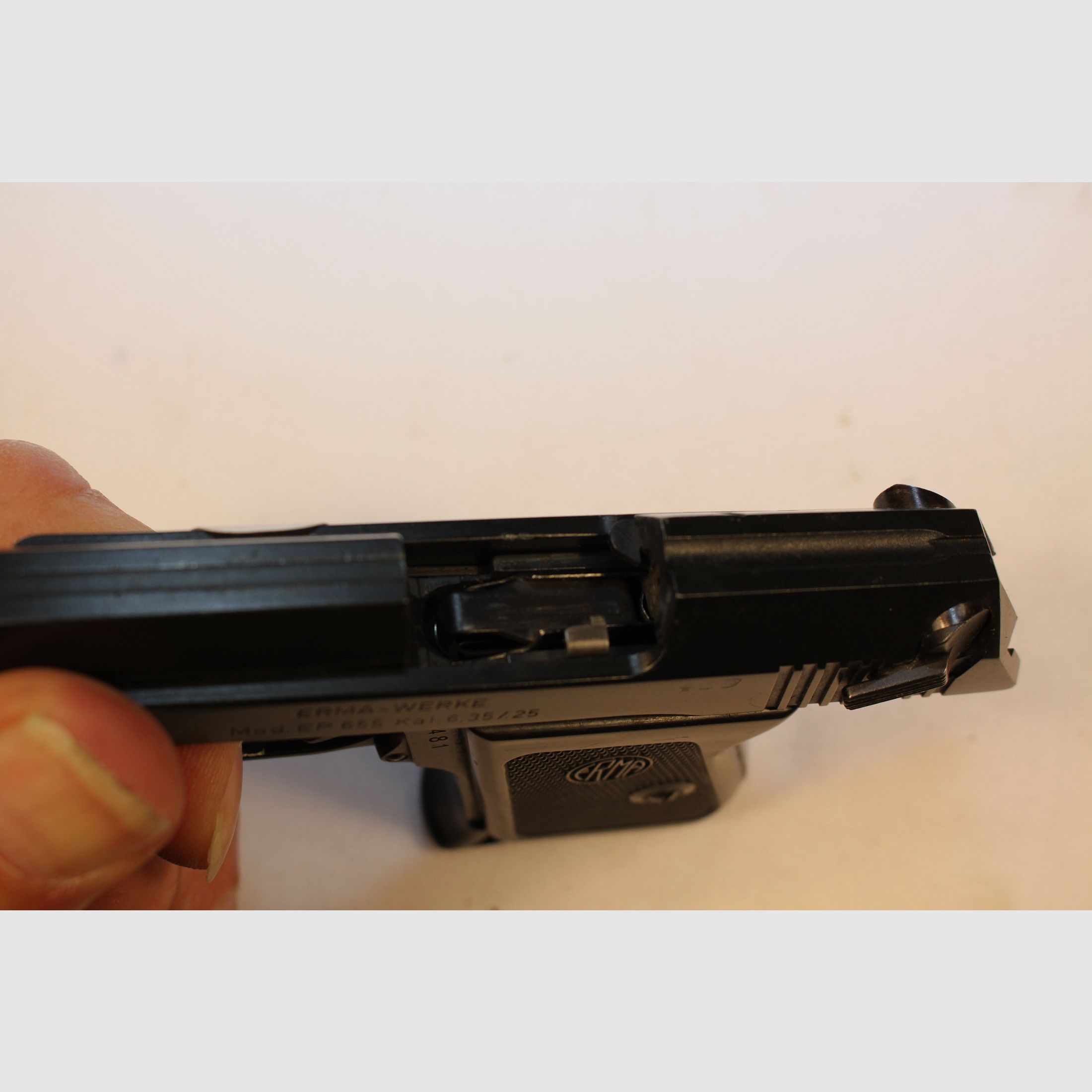 Erma Model 655 im Kaliber 6,35 Browning.