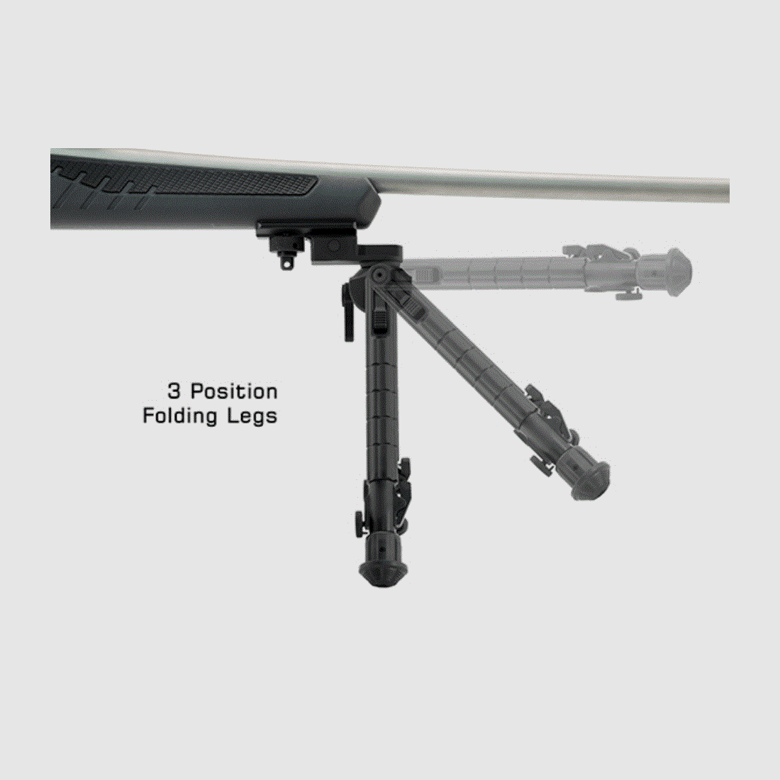 Bipied UTG Recon 360 TL, hauteur centrale de 8″-12″, Picatinny