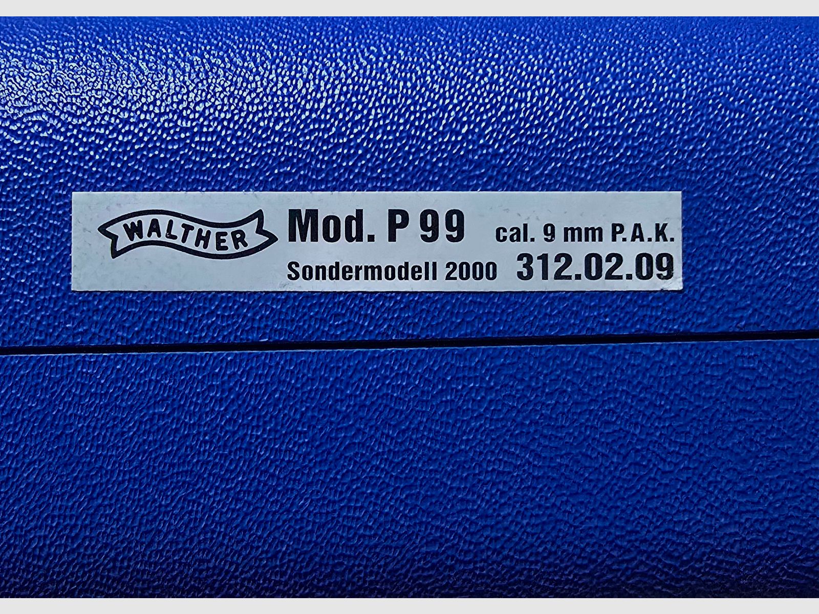 Walther P99 Sondermodell 2000 Millennium Schreckschuss