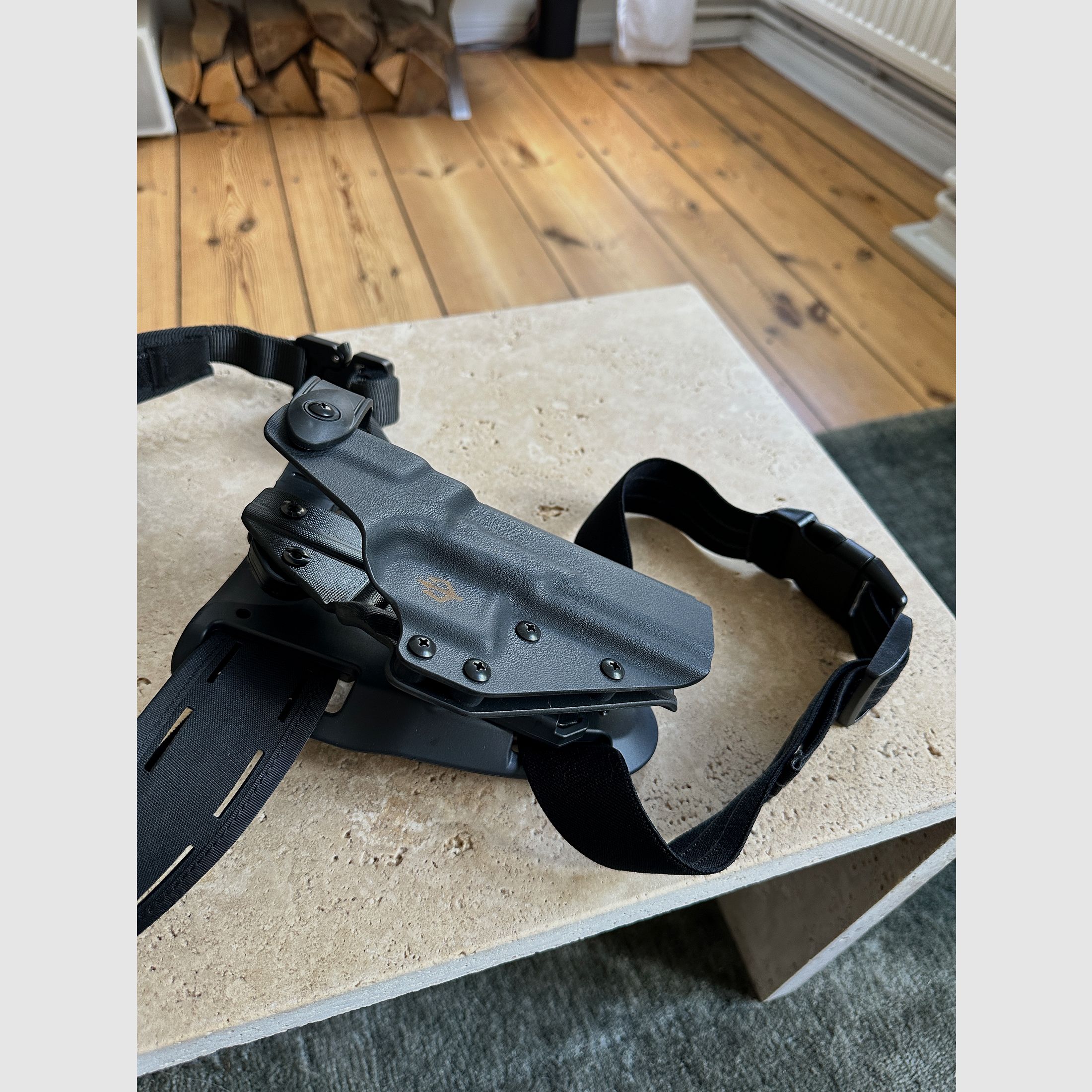 WALTHER PDP F-SERIES 3,5" AVEC CEINTURE TERRA B, HOLSTER BLACK TRIDENT ET SAC HELIKON TEX