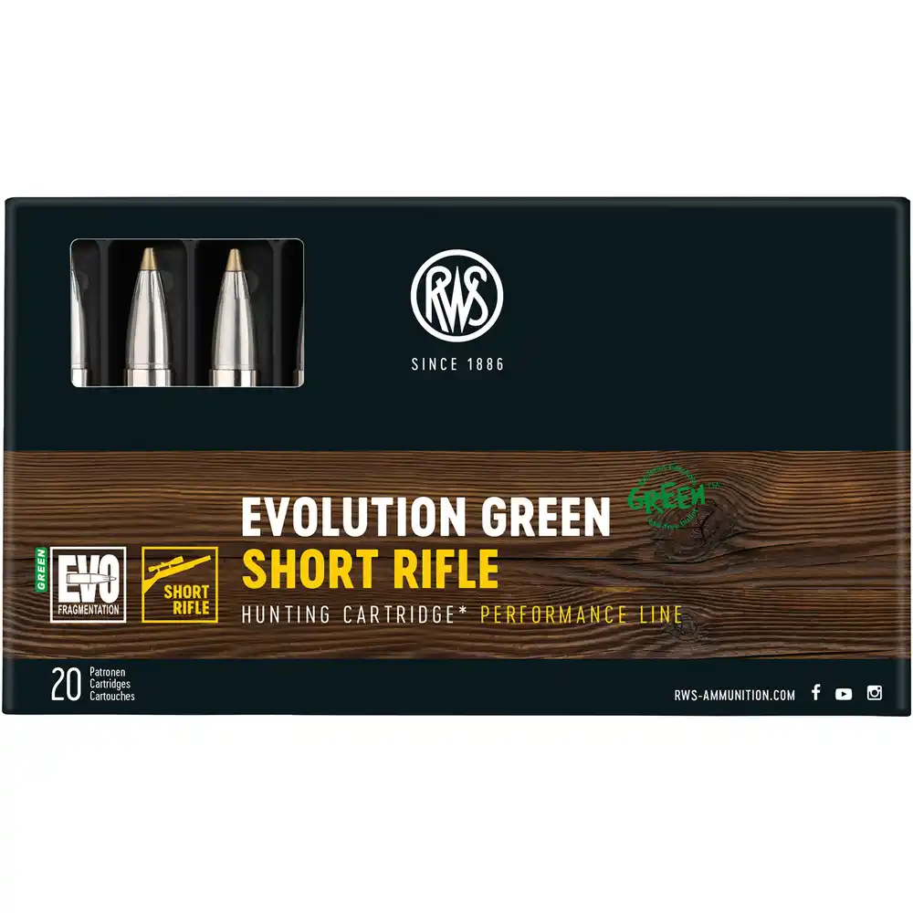 RWS .308 Win. Evolution Green Short Rifle 9,0g/139grs.