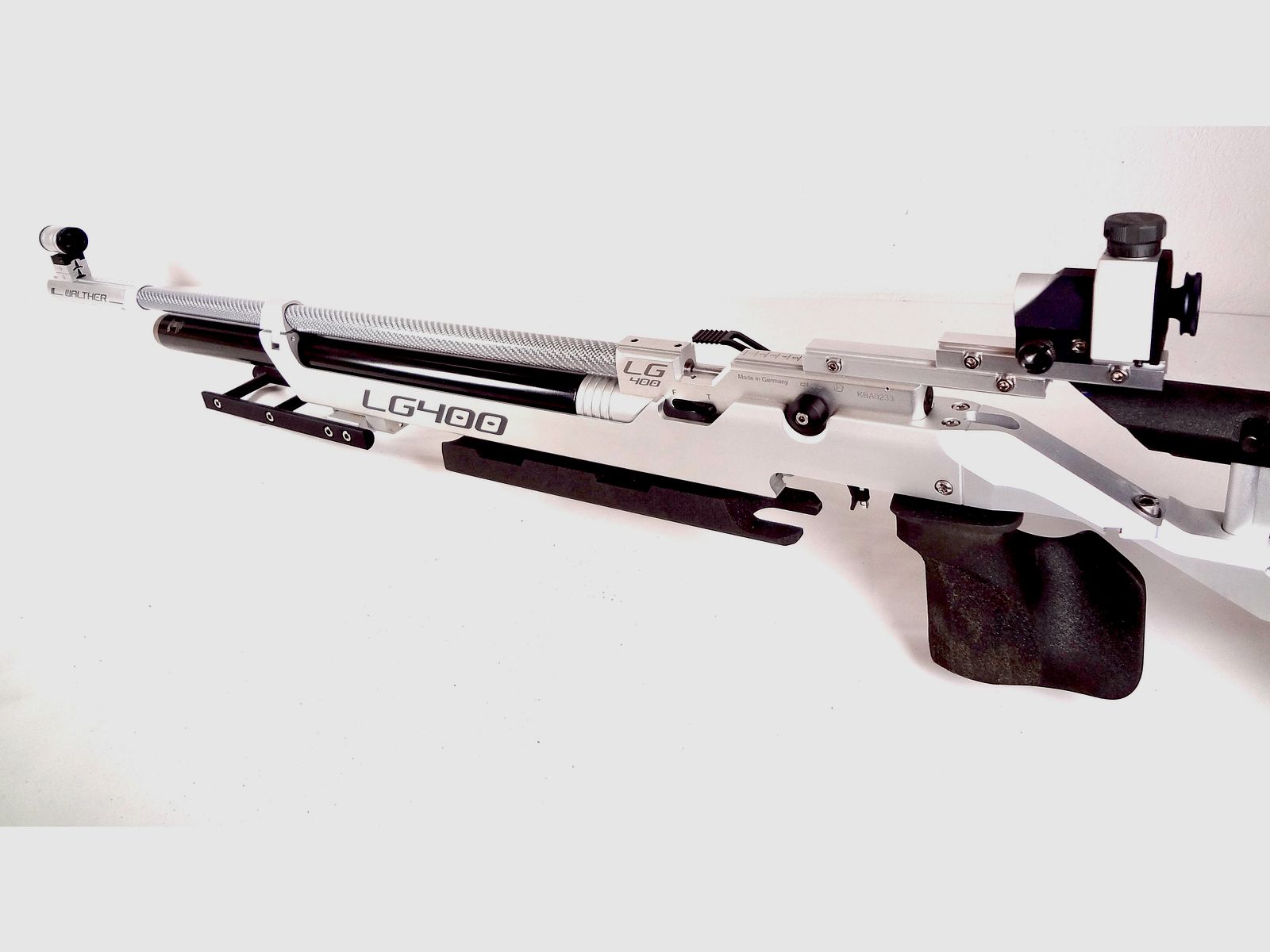 Walther LG 400 Alutec Competition Luftgewehr mit Linksgriff. 