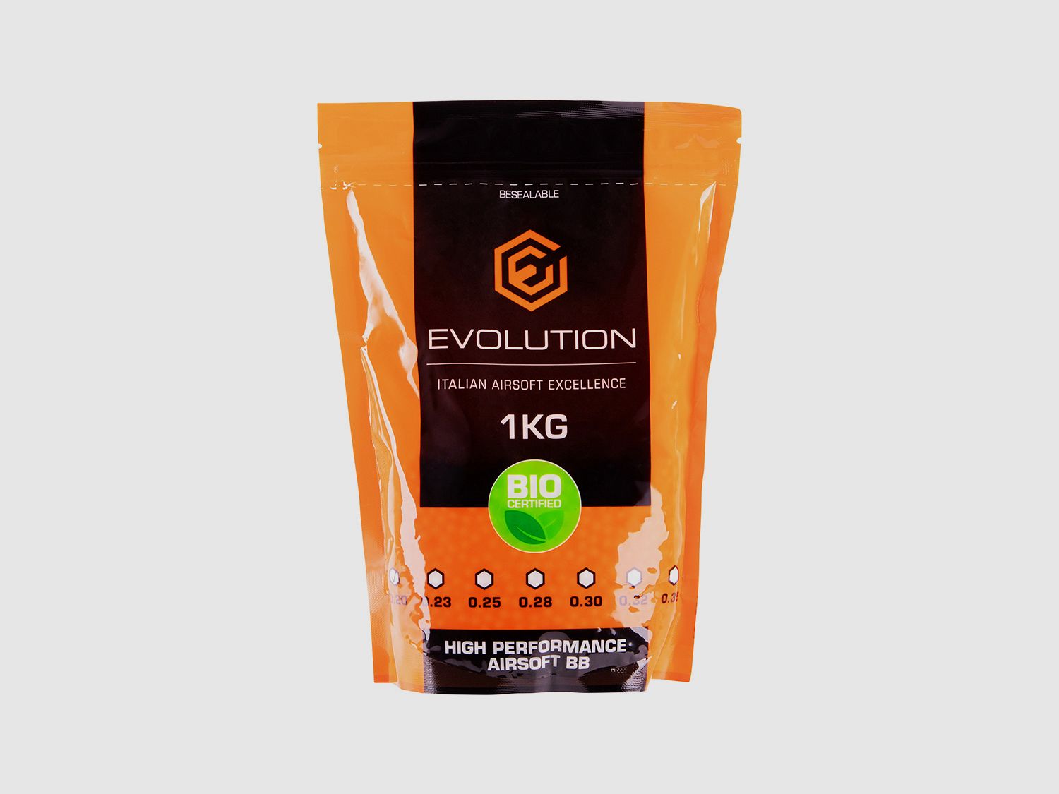 Evolution High Performance Airsoft BIO BBs 6mm 0,20g 5.000 Stück