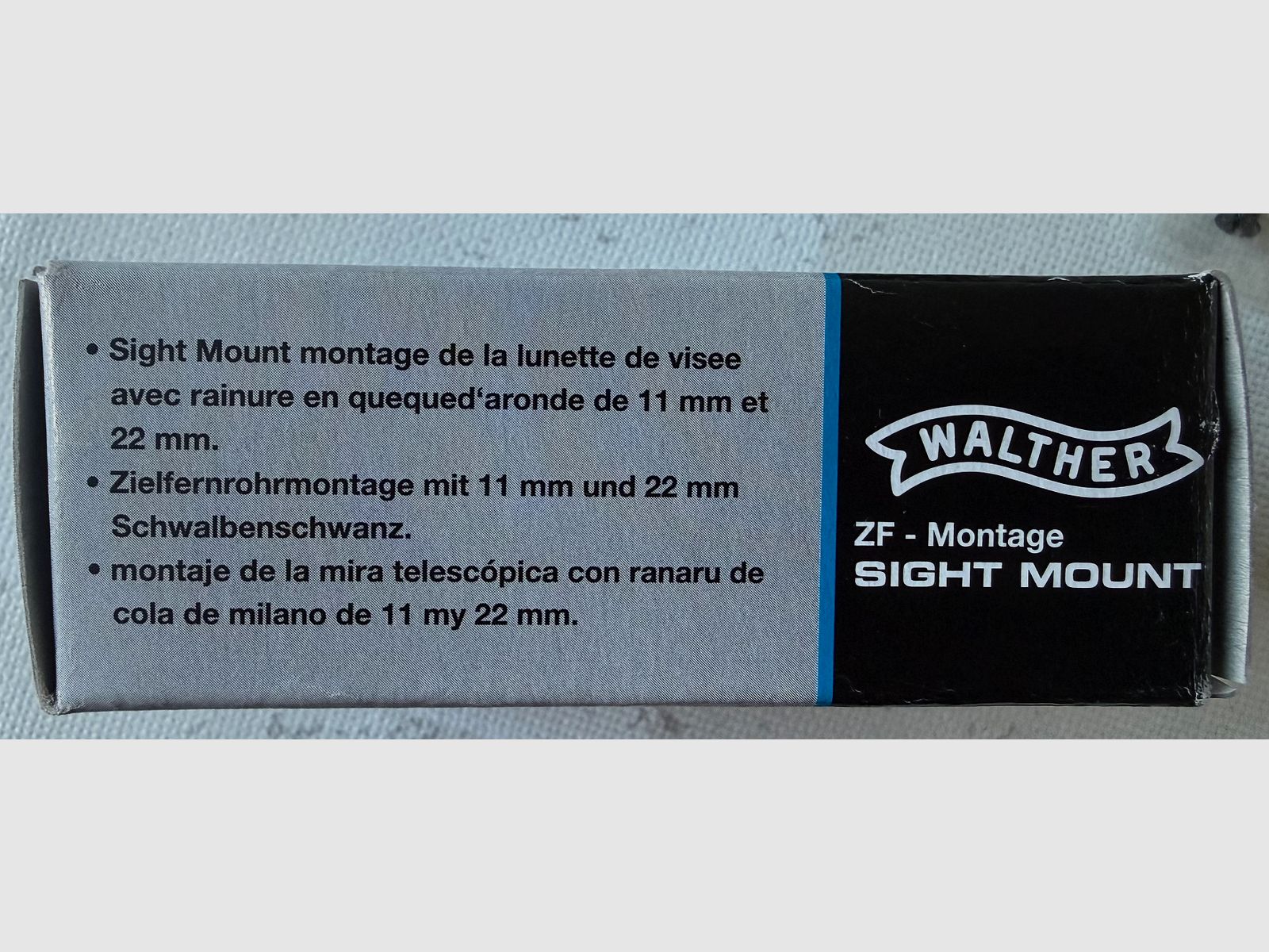 Viseur Nikko Stirling Mountmaster 3 - 9 x 40 Half Mil Dot 378 pouces montures - Éclairé - état comme neuf !