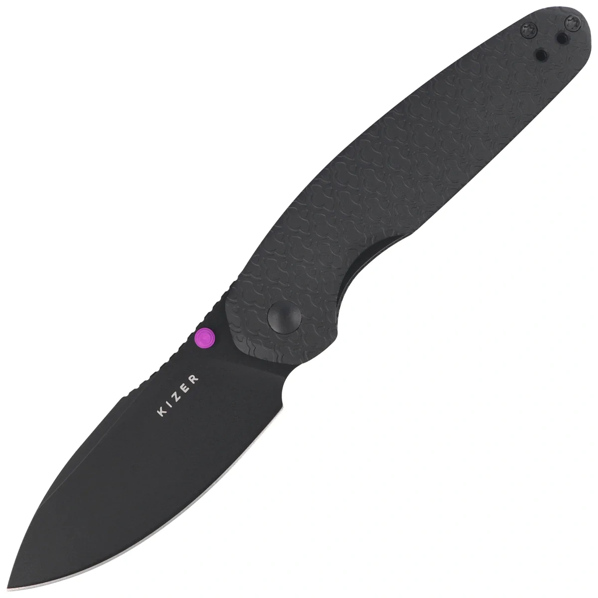 Klappmesser Kizer Meteora Black Aluminum, Black PVD Nitro-V by Evgeniy Bulychev (V3730A2)