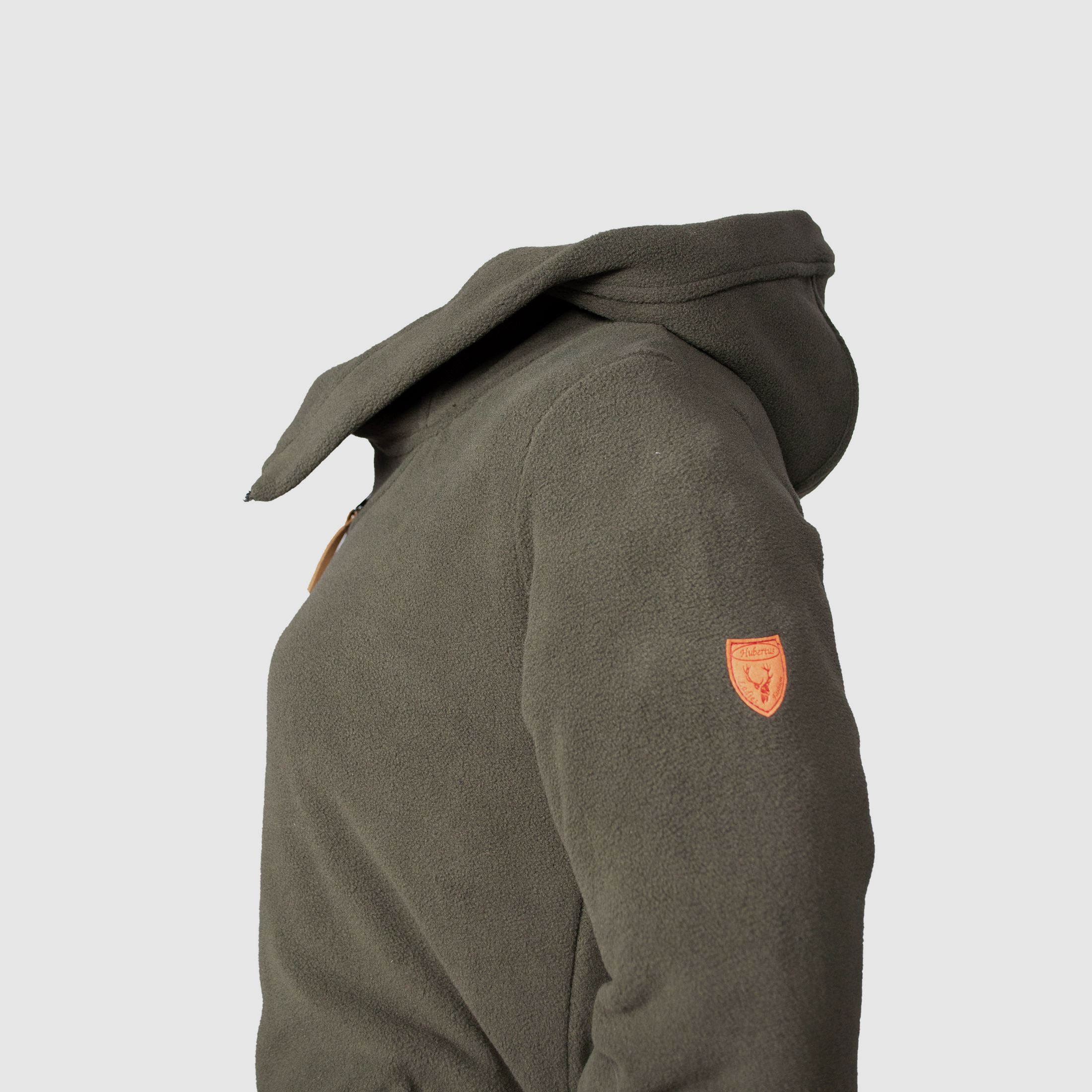Damen Troyer Hoody - seitlicher Reißverschluss