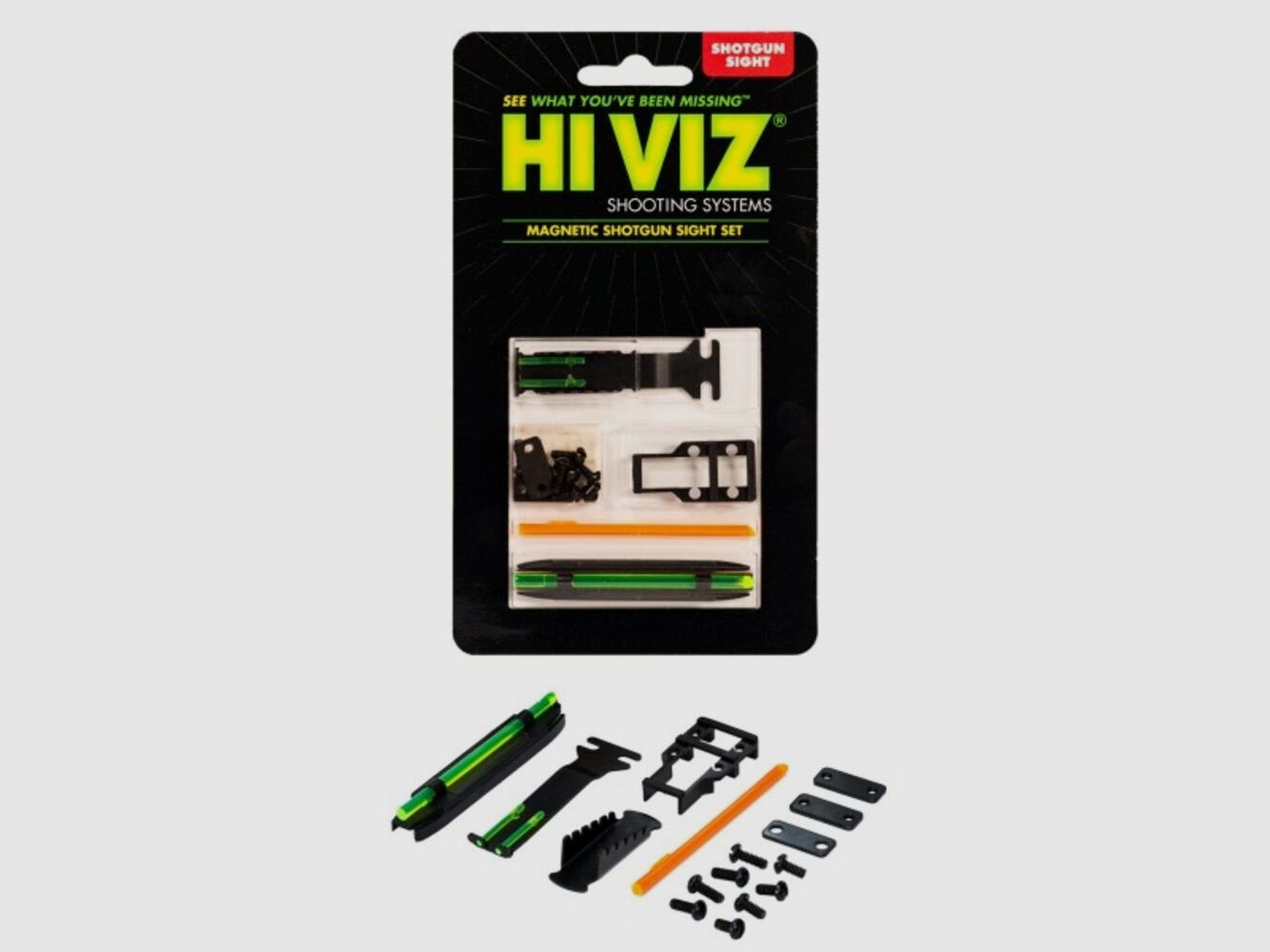 Hiviz HIVIZ Magnetic Visierset Small Fiber Turkey/Deer, Bild 3 von 4