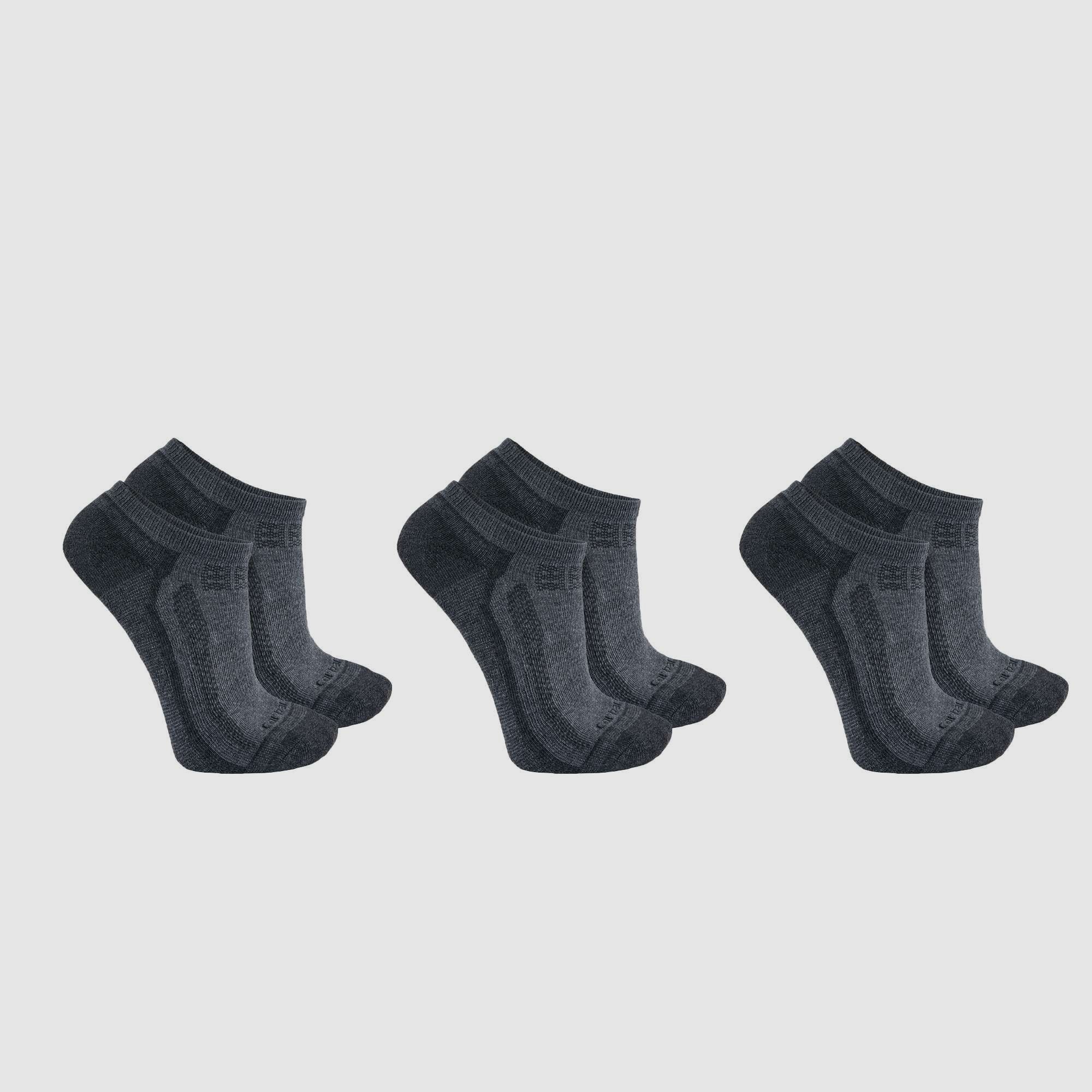 Chaussettes Carhartt Force Midweight Basses 3-Pack Homme Noir L