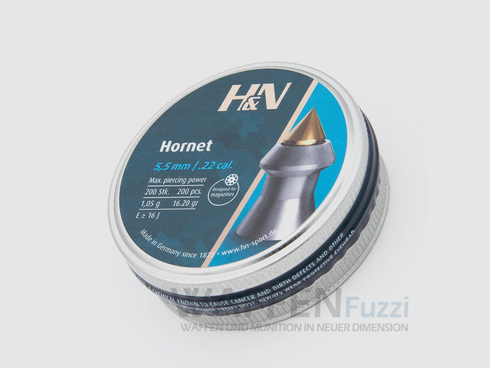 H&N Hornet 200 pcs. Diabolo calibre 5,5mm