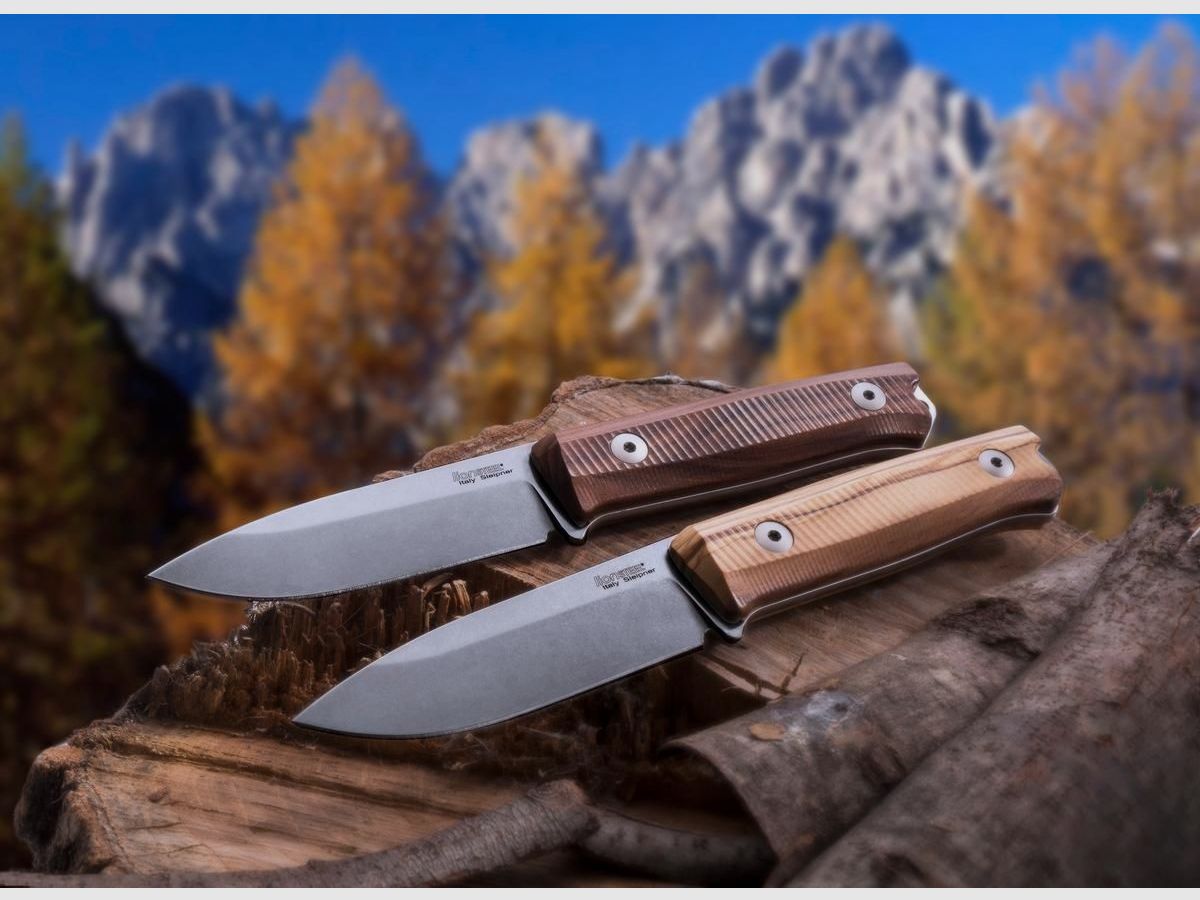 LionSteel B40 Cuchillo de exterior de madera de olivo, imagen 6 de 6