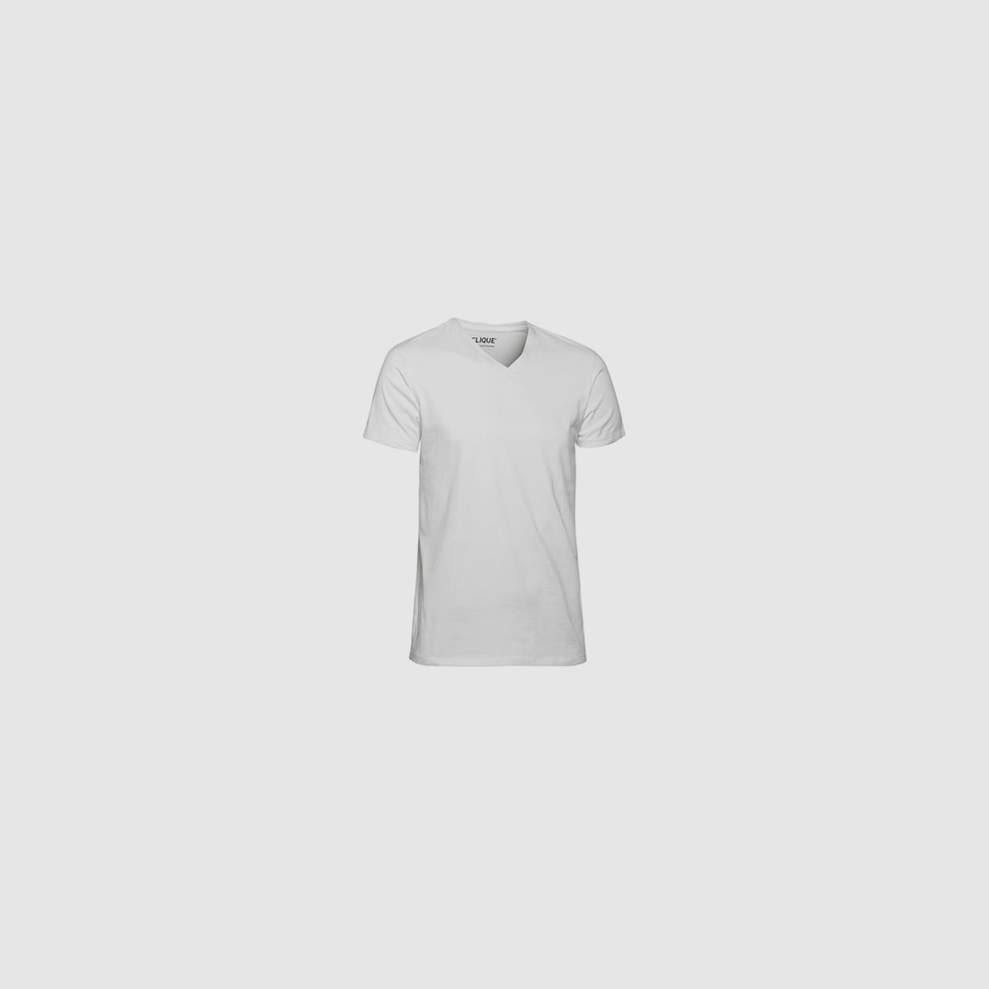 Clique T-Shirt V-neck Men White