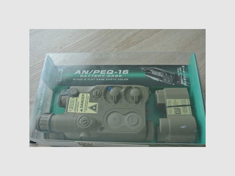 AN/PEQ-16 Battery Case Tokyo Marui Desert Akku Lipo Box Anbau