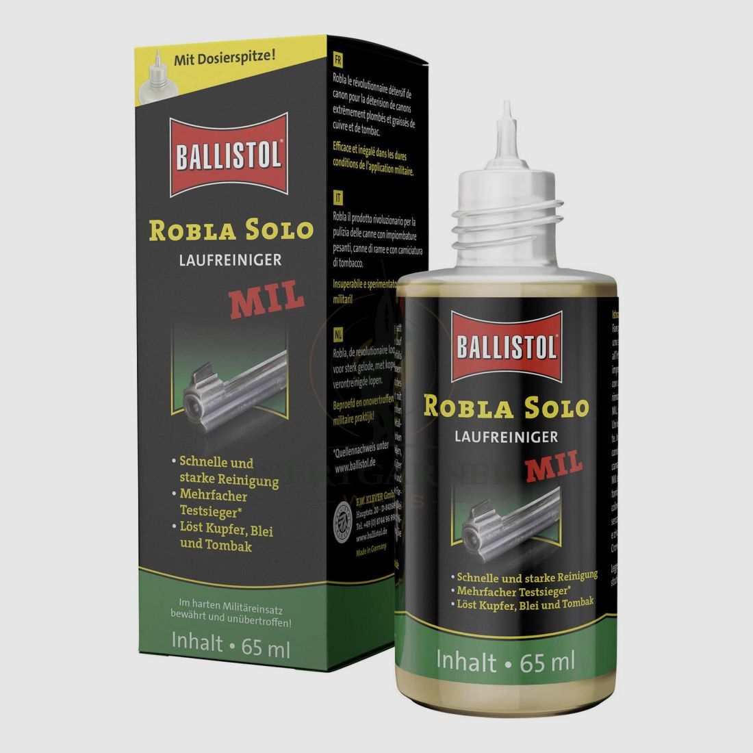 Ballistol Robla Solo Mil Pulitore per canne 65 ml
