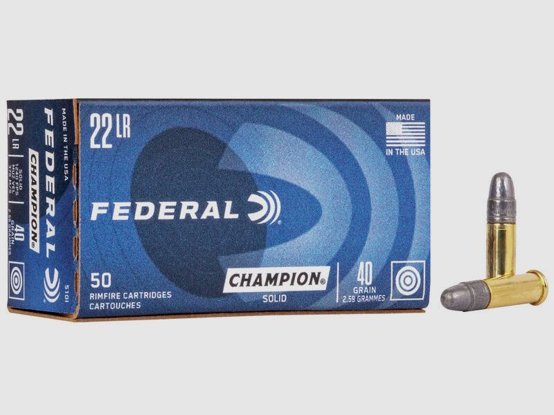Federal Champion Training .22 LR 40GR LRN 500 cartucce