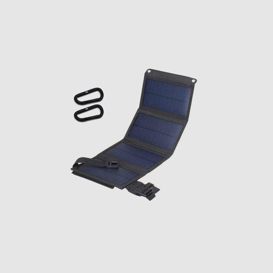 *ANGEBOT!* Kleines faltbares Solarpanel mit USB-Anschluss 10-20 Watt in Schwarz