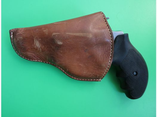 Gürtelholster Revolver,  Leder, z. B. Smith&Wesson Mod. 60-90, .357 Magnum, 2,15", Lady Smith