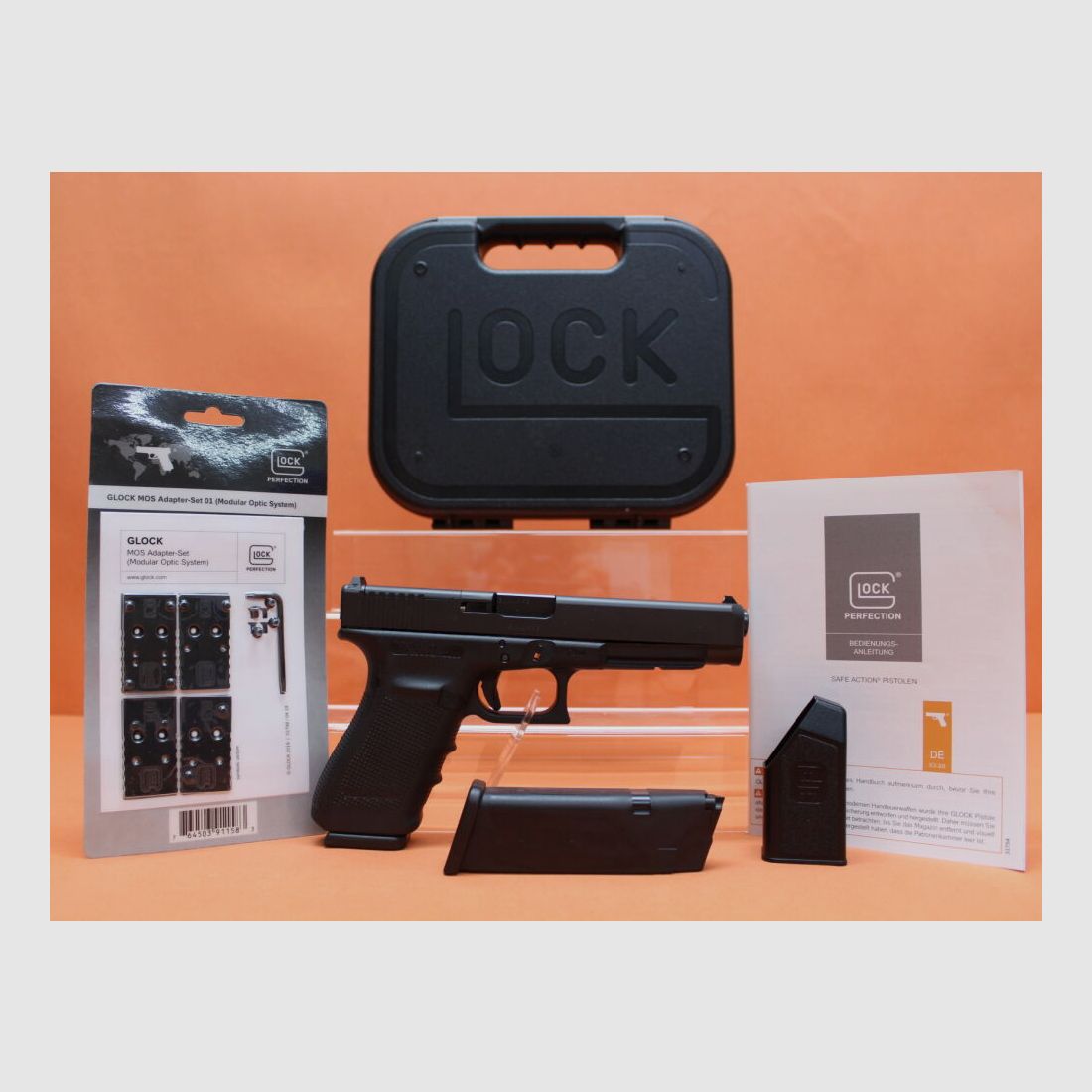 Glock	 Ha.Pistole .45Auto Glock41 Gen4 (MOS) 135mm Lauf Modular Optic System f. Red Dot Sight (.45ACP)