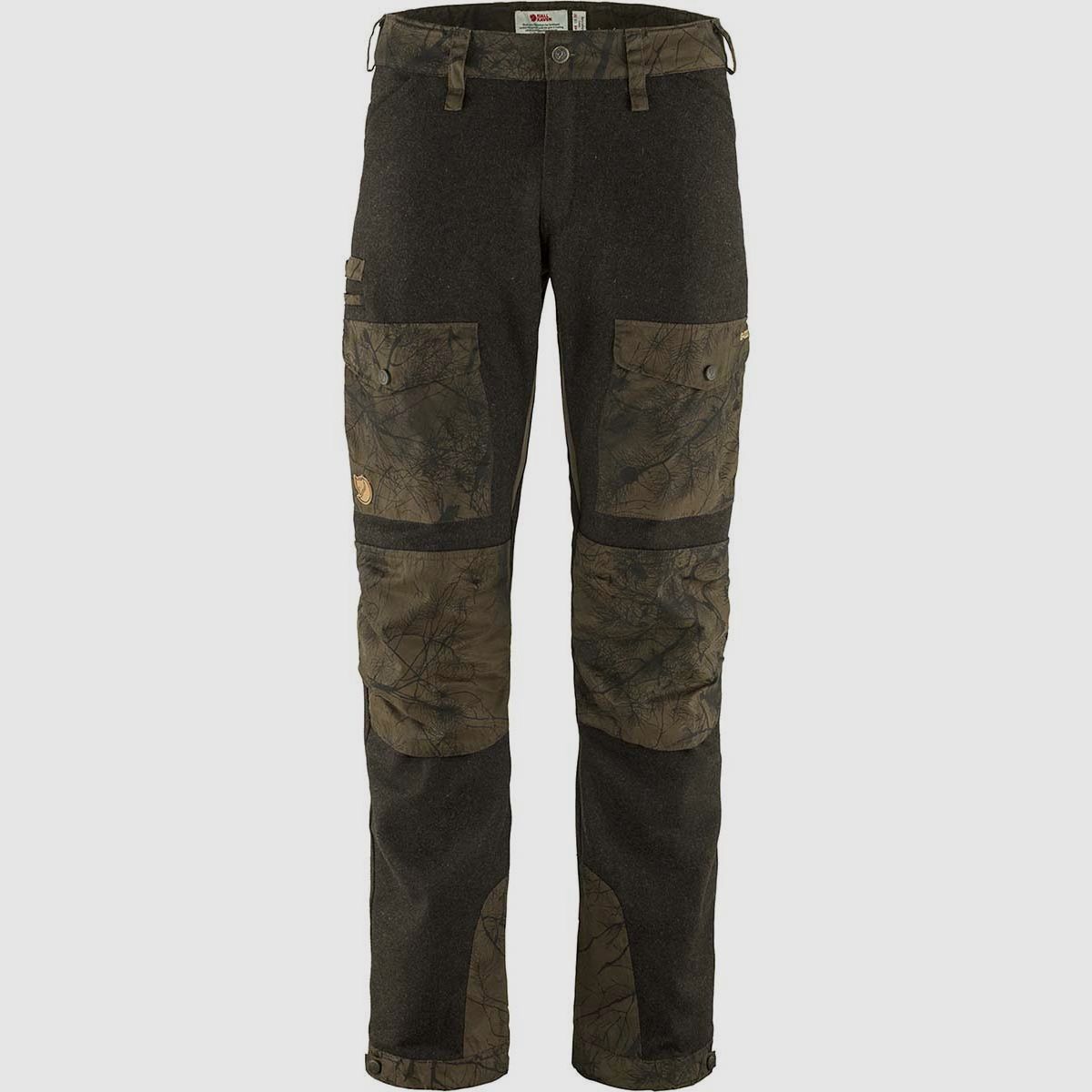 Fjällräven Hose Värmland Wool Dark Olive - Dark Olive Camo