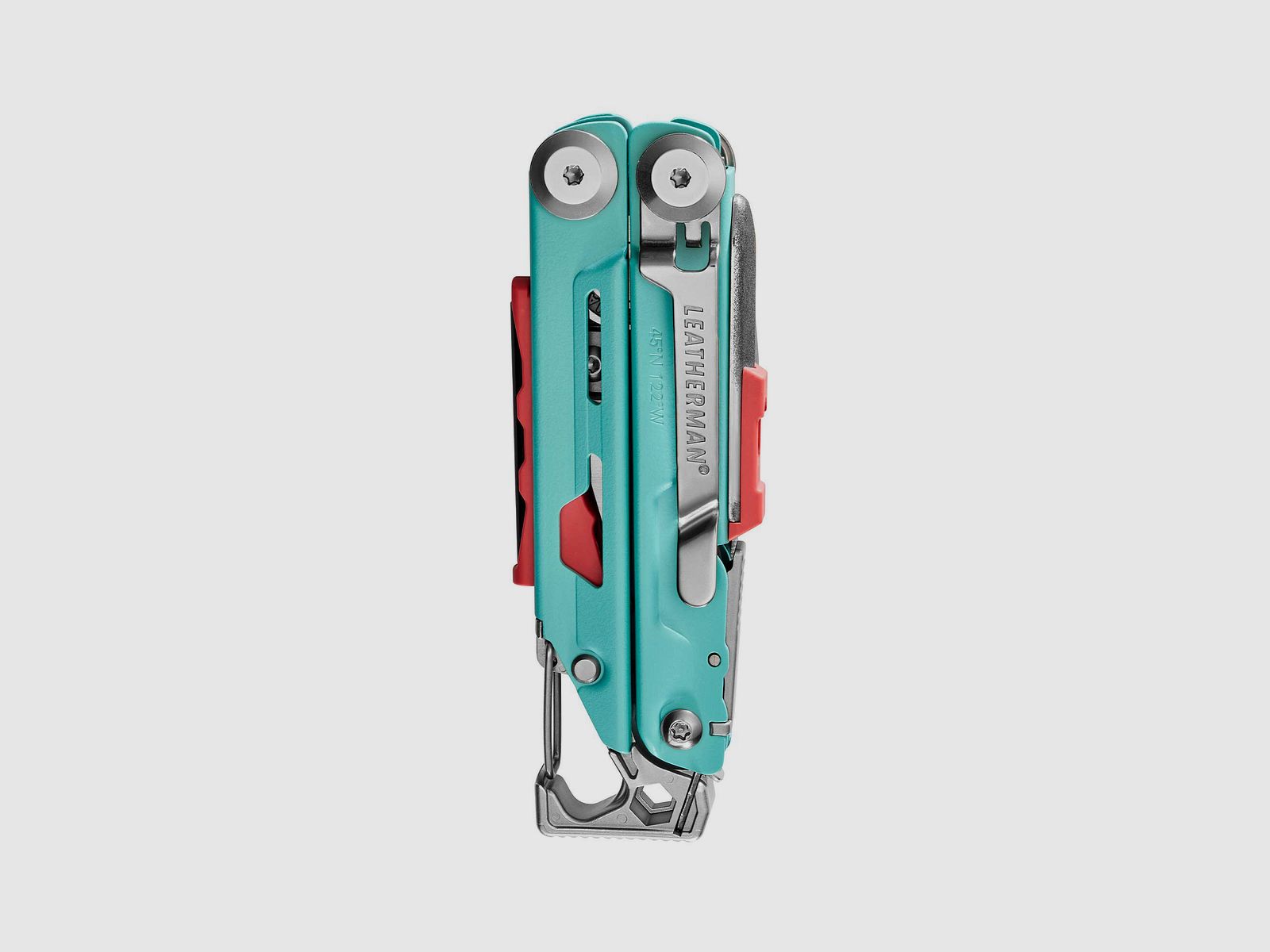 Leatherman SIGNAL Aqua Stainless, Molle Holster, Schwarz, L