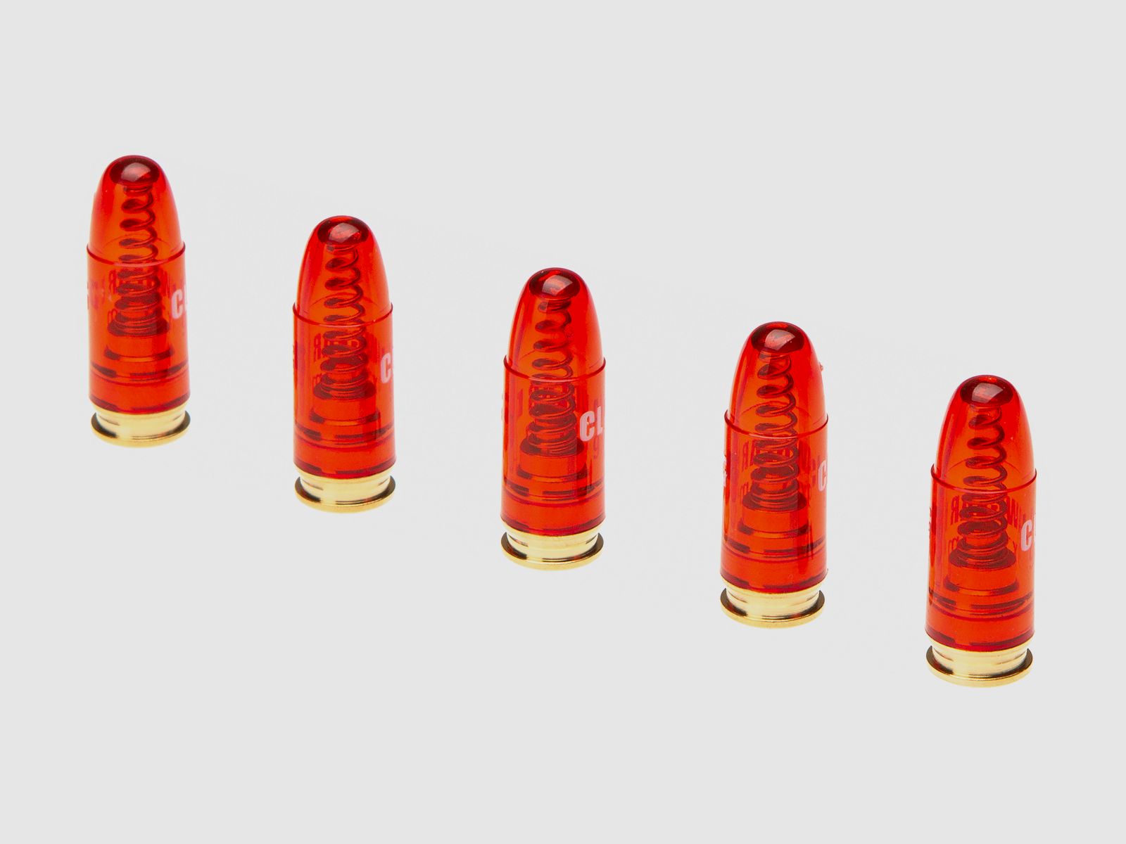 CLAWGEAR 5 Stck. SNAP CAP PUFFERPATRONE 9x19mm ROT