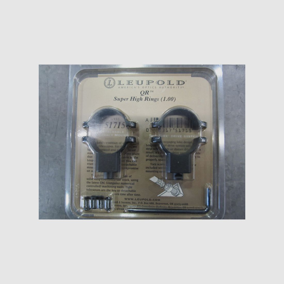 LEUPOLD Ringe QR SUPER HIGH 25,4MM