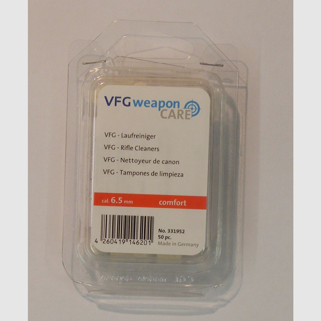 VFG Laufreiniger Comfort / 50er 6,5mm Reinigungszubehör für Waffen
