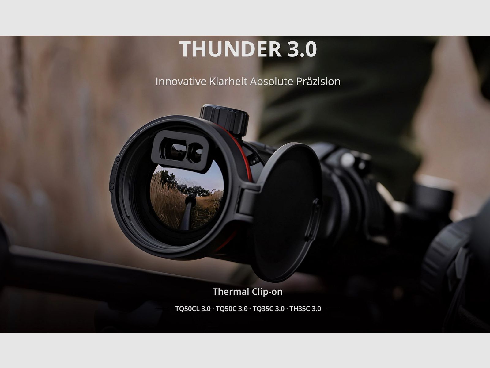 Hikmicro 50-2-128 Clip-On Thunder TQ35C 3.0 Wärmebildvorsatzgerät 640 x 512 12µm < 15 mK