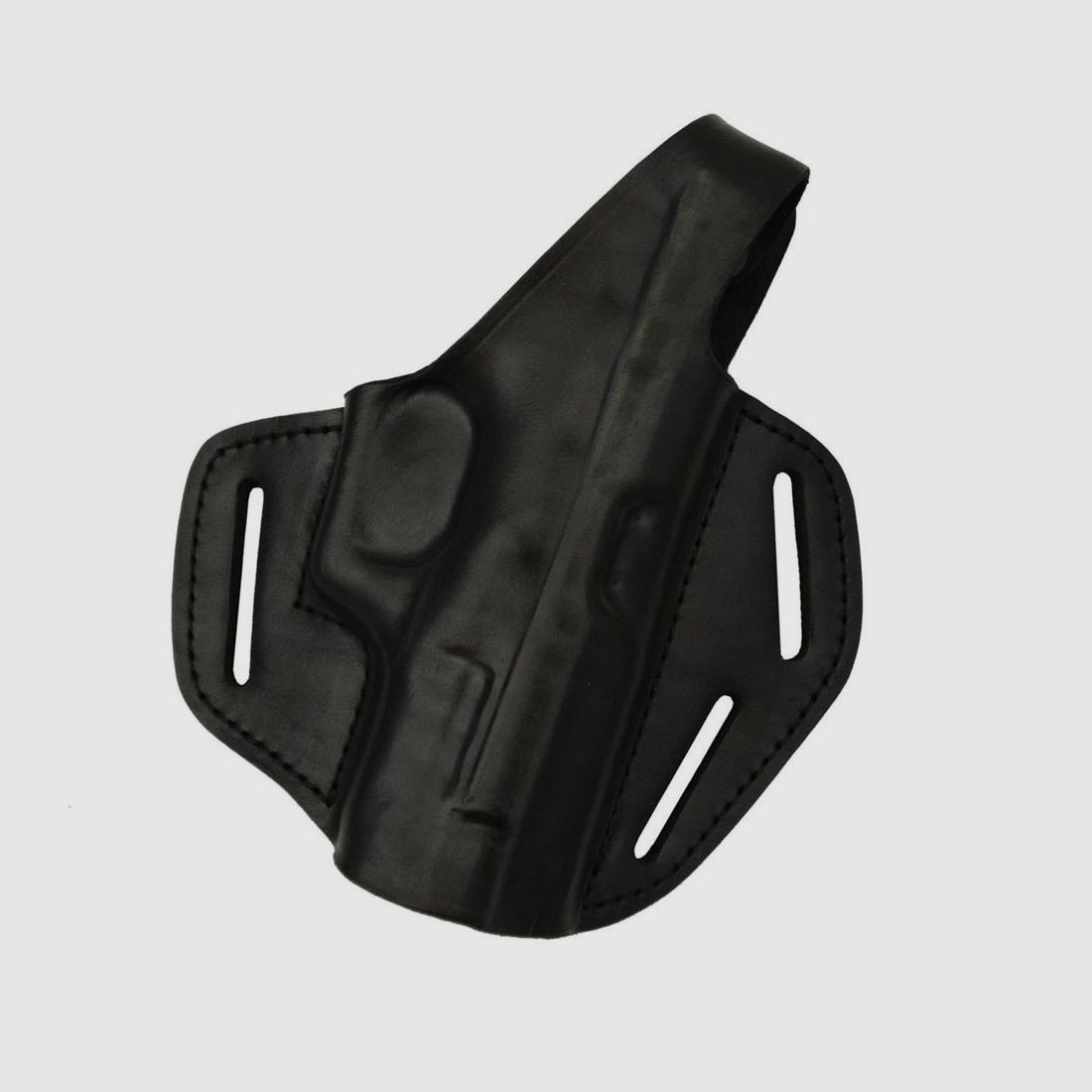 Lederholster mit verschiedener Trageweise