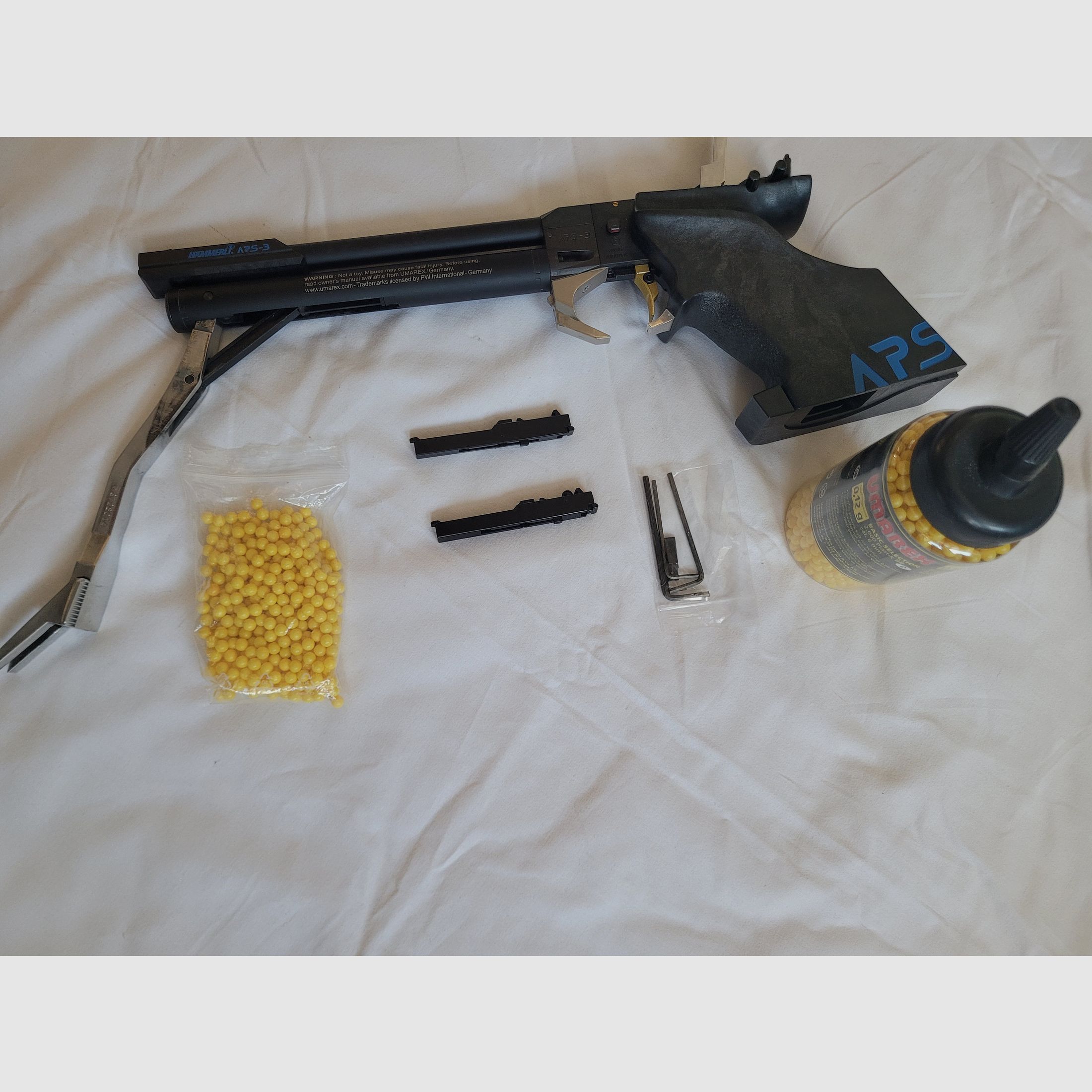 HÄMMERLI MATCHPISTOLE APS 3, 6 MM BB, NAPINACZ POD DŹWIGNIĄ, NIEUŻYWANA, zdjęcie 5 z 7