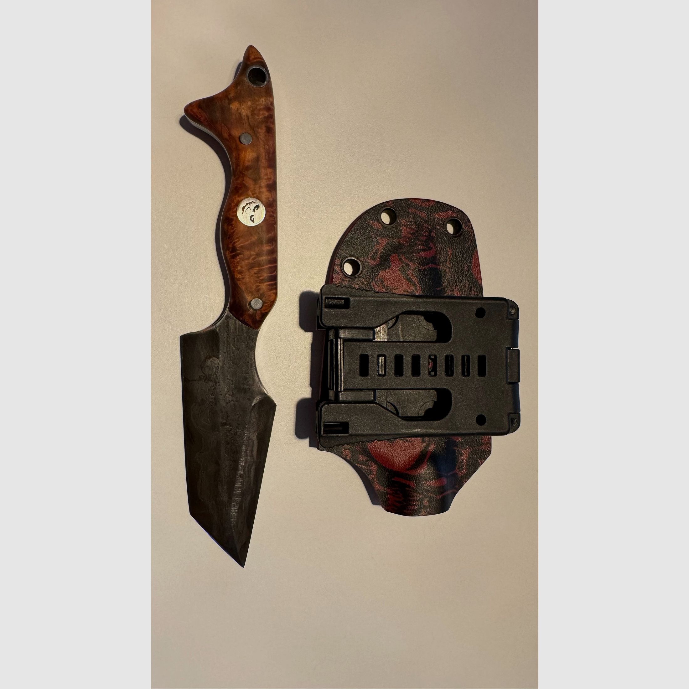 Damastmesser „Joker“ - Einzelstück & Unikat