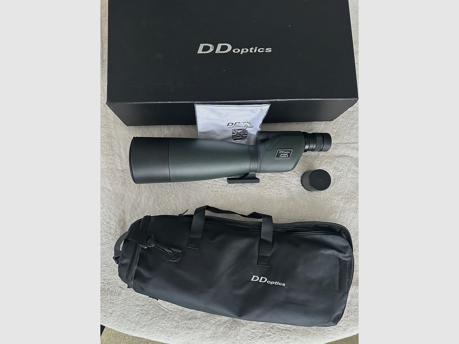 Spotting scope DDoptics Pirschler Gen3 20-60x80 G with tripod - LIKE NEW !!!